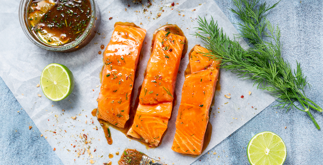 How to season salmon