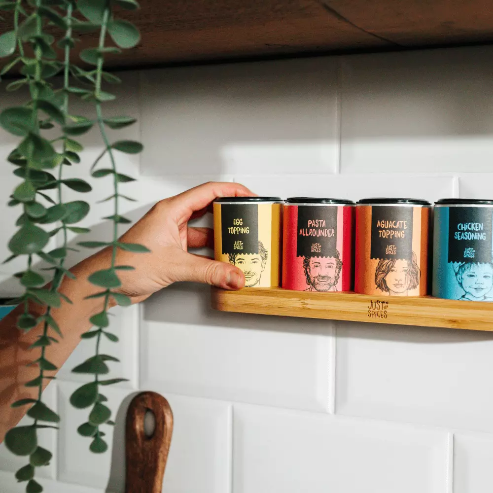 Bamboo Spice Rack