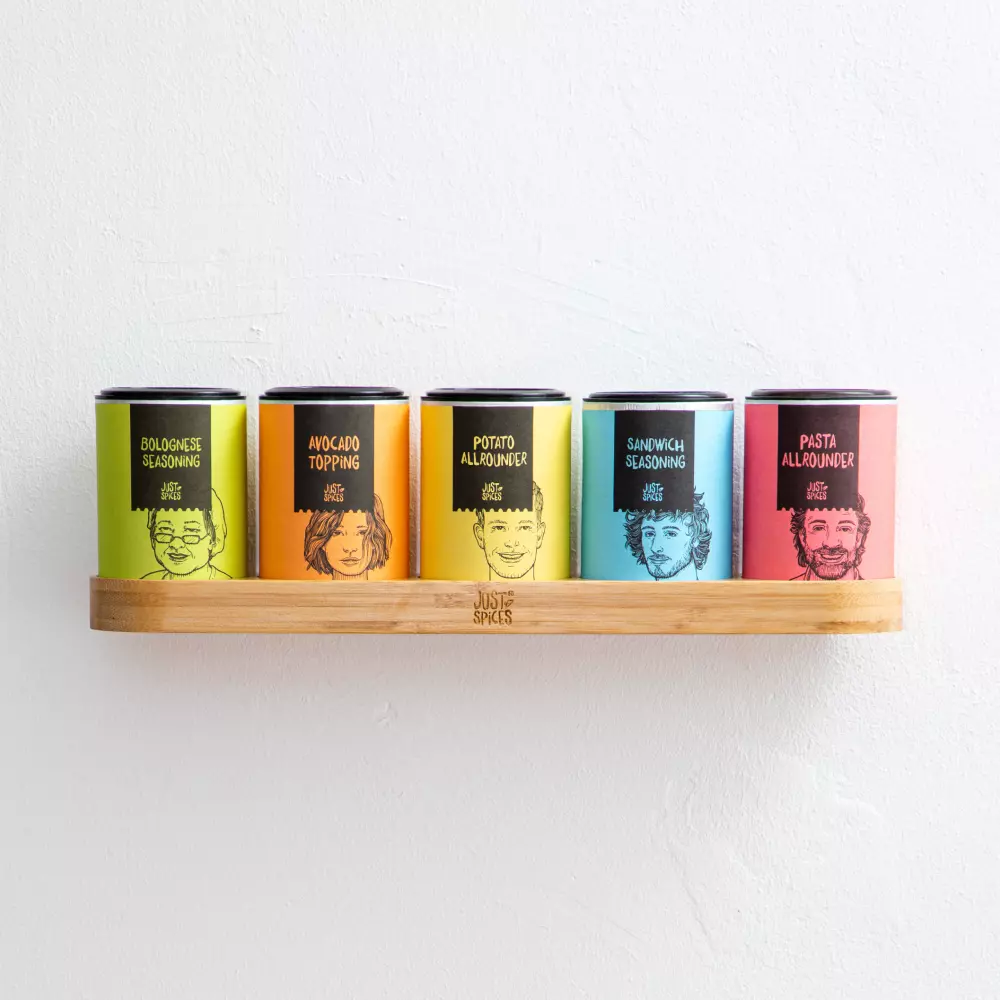 Bamboo Spice Rack