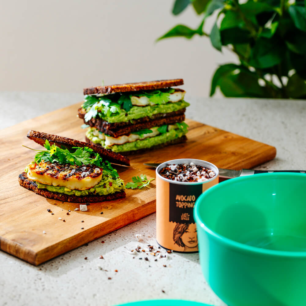Avocado Halloumi Sandwich Recipe