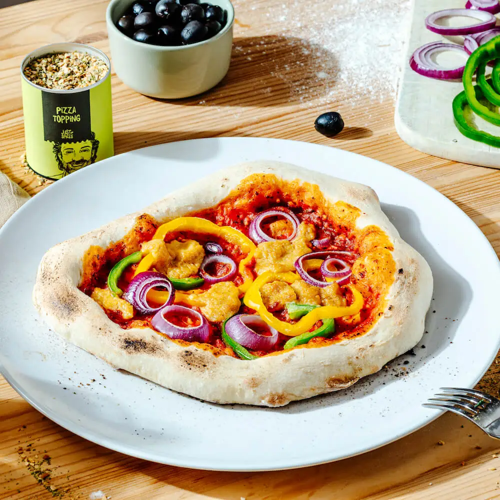 Hummus Pizza