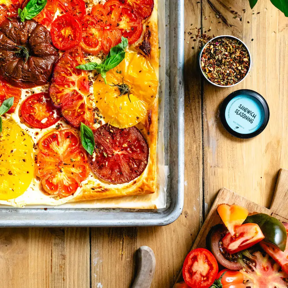 Puff Pastry Tomato Tart