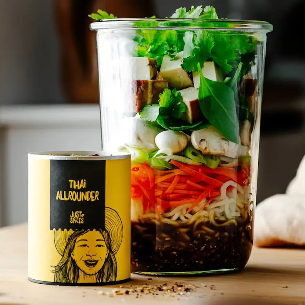 Vegan Thai Soup in a Jar