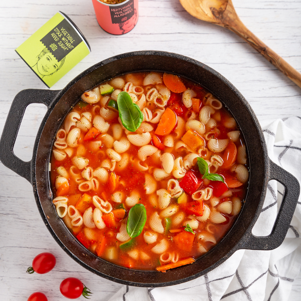 Quick Mediterranean Vegetable Soup Recipe