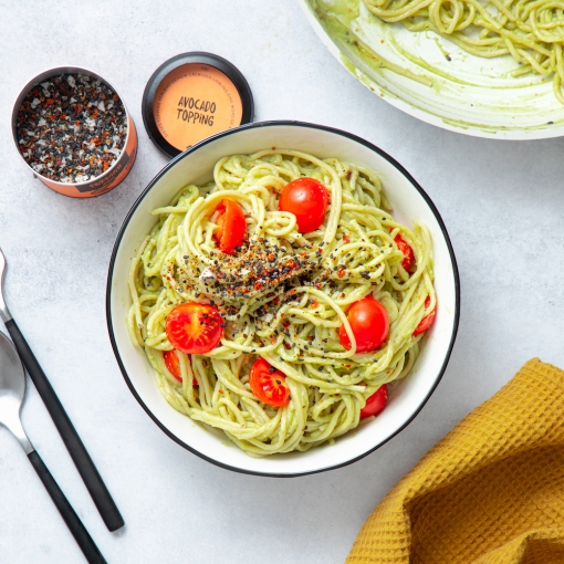 Creamy Avocado Spaghetti