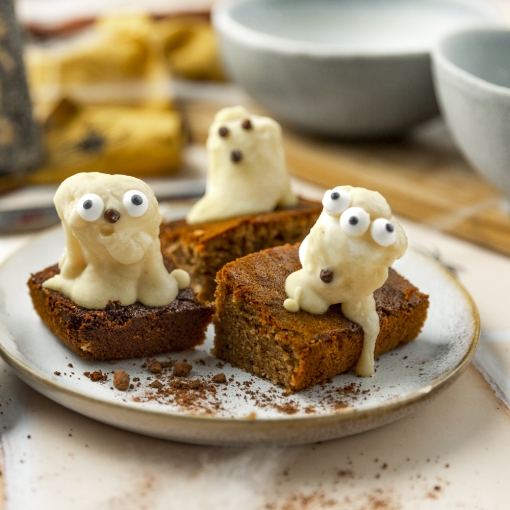 Halloween Ghost Brownies