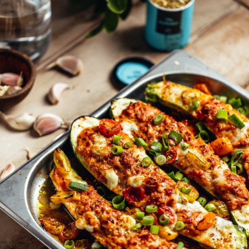 Stuffed Courgette with Tuna