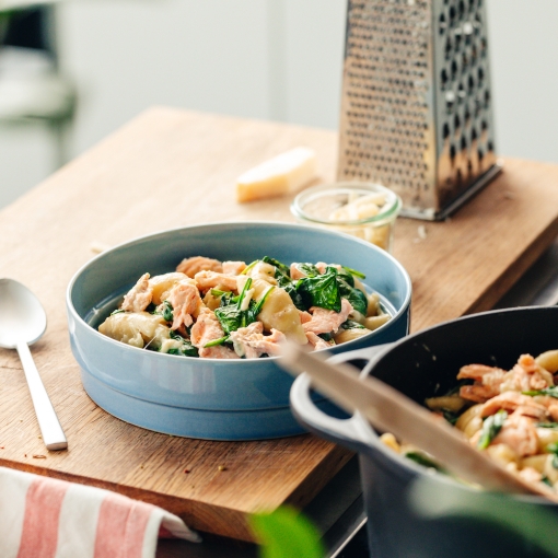 One-Pot Pasta with Salmon