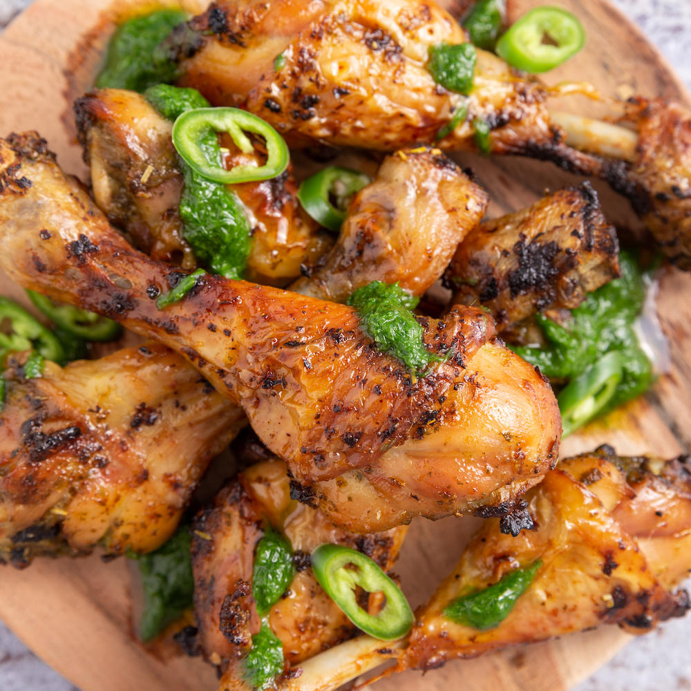 Spicy Air Fryer Chicken Thighs | Recipe