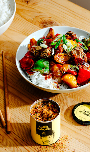 Sweet-and-sour pork with Chinese Allrounder spice mix from Just Spices