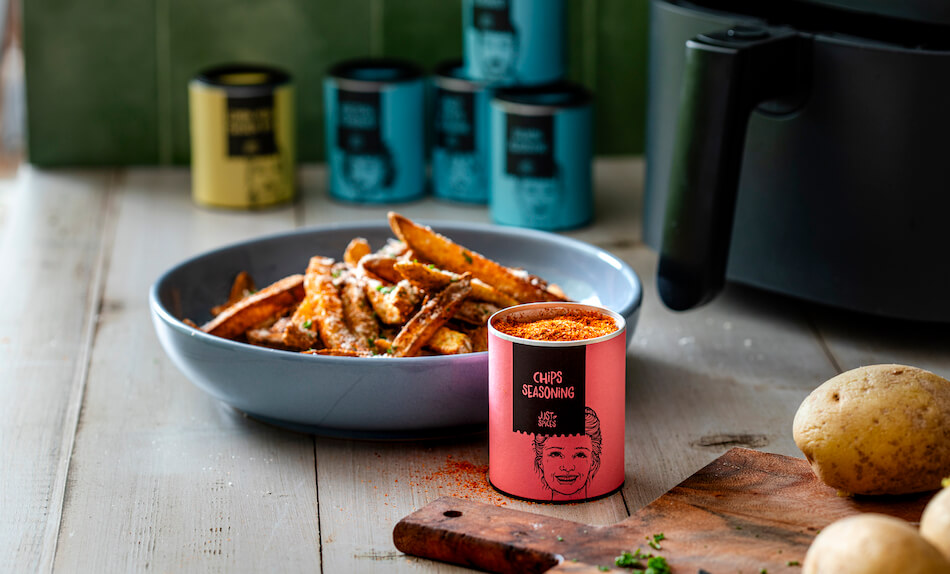 air fryer spice set, air fryer seasonings, air fryer spices Just Spices