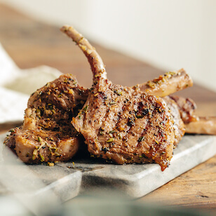 Lamb chops with Meat Allrounder seasoning from Just Spices