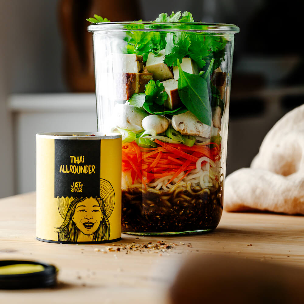 Vegan Thai soup in a jar from Just Spices